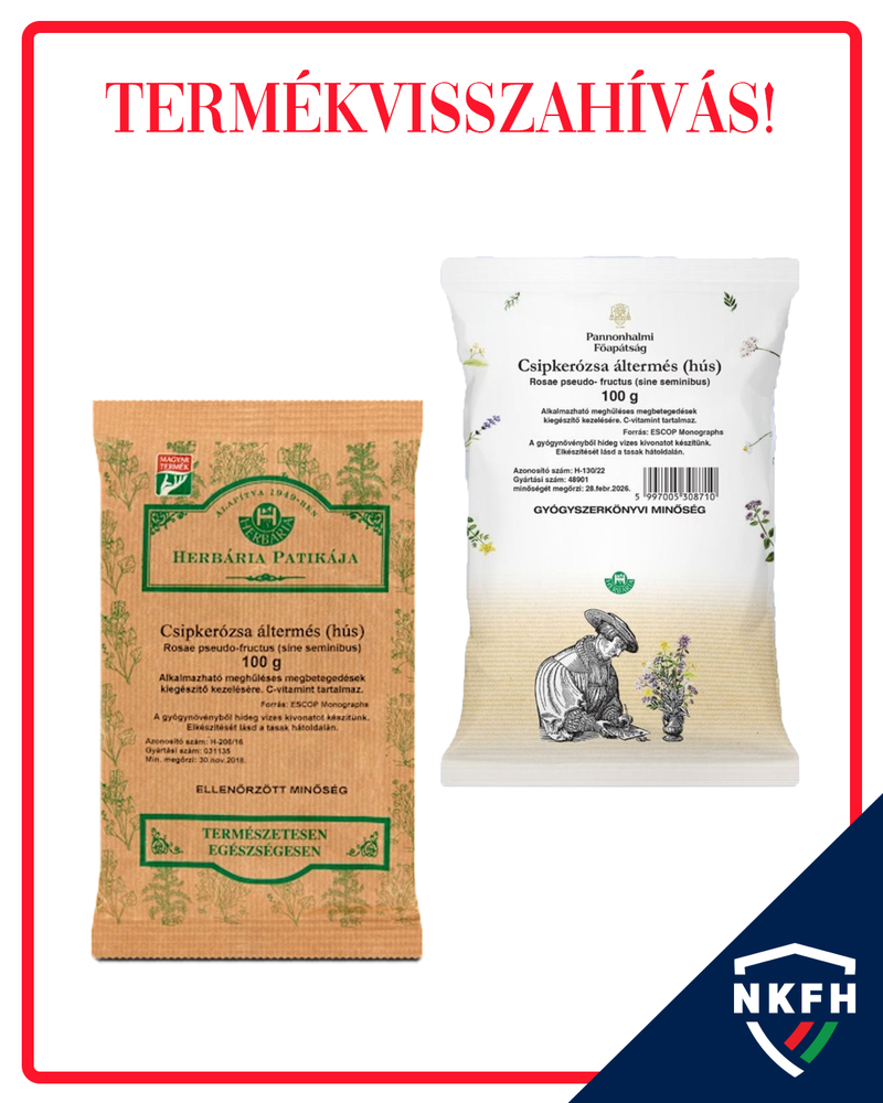 A termékvisszahívással érintett tételeket ne fogyaszd el!